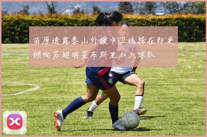 苗原透露泰山外援中卫选择在即更倾向苏超明星布斯里加入球队